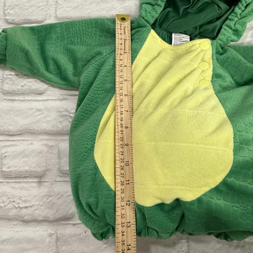 Halloween Baby Triceratops Costume Plush Hooded Pullover 6-12m  Quick Handling!!